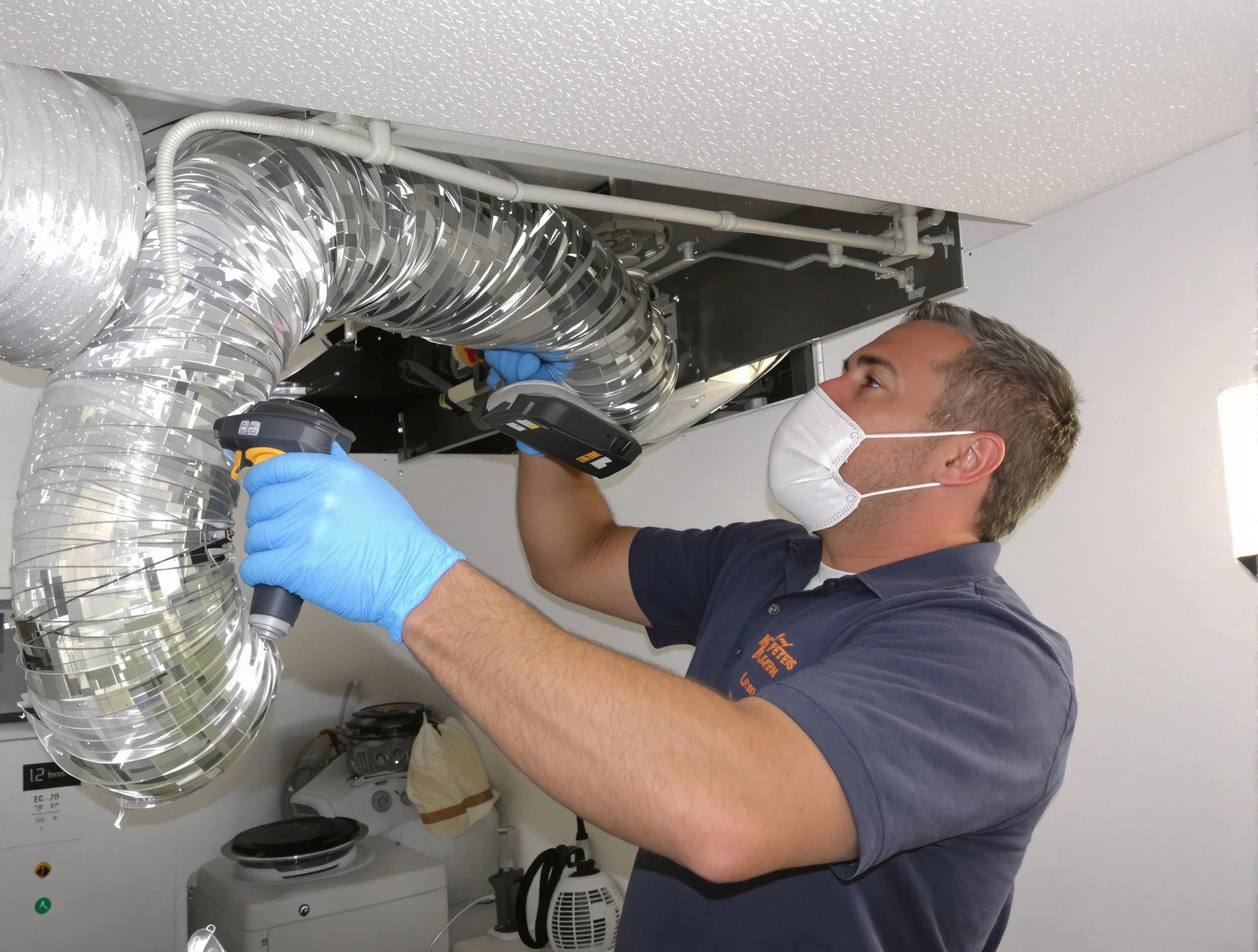 Kingfisher Dryer Vent Cleaning professional performing thorough residential dryer vent cleaning in Kingfisher