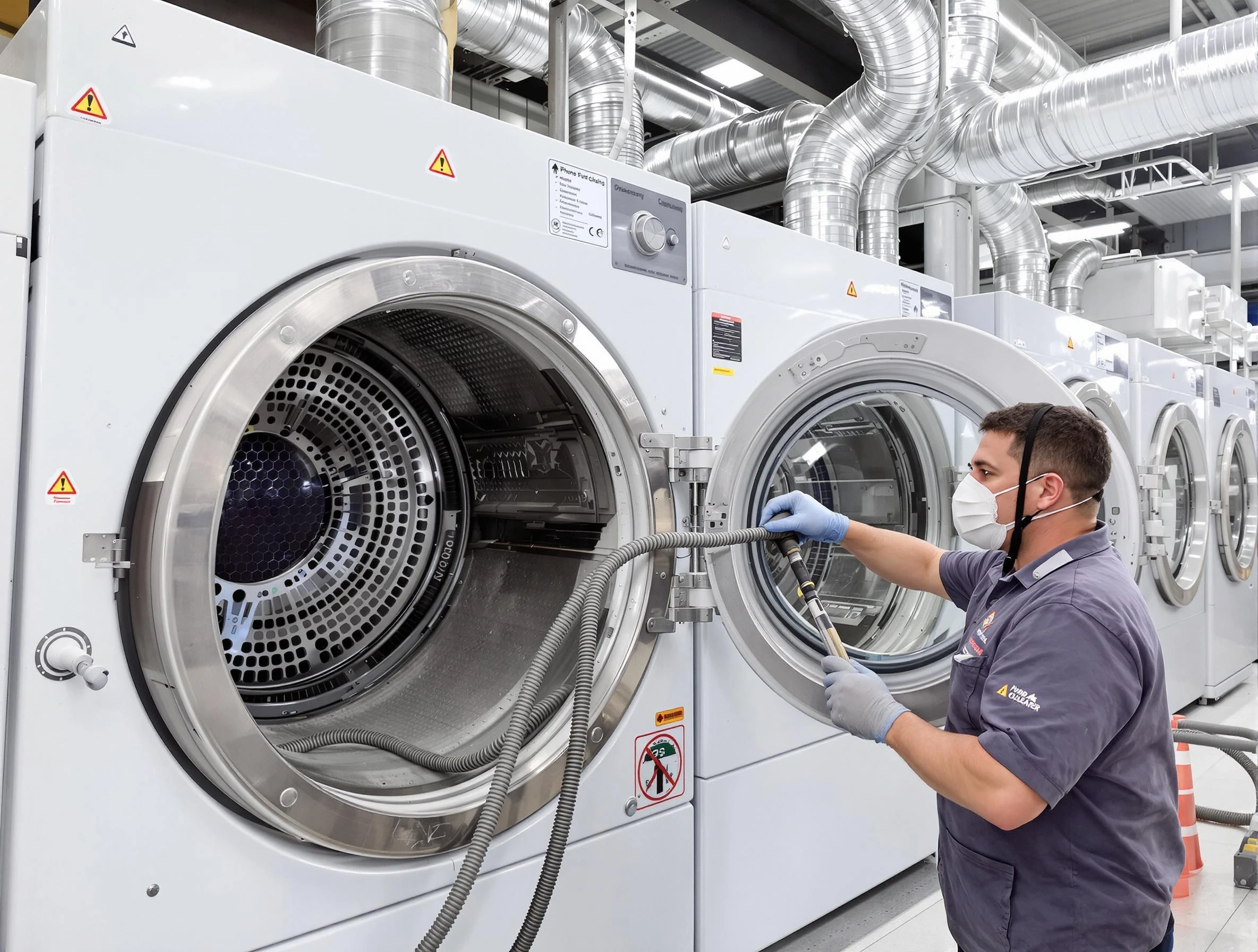 Industrial-grade dryer vent cleaning by Kingfisher Dryer Vent Cleaning in Kingfisher